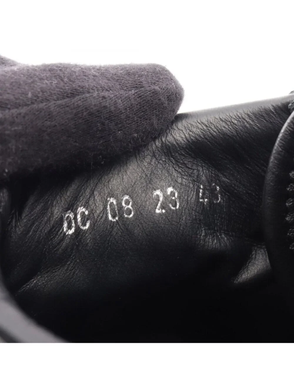 Dior Boots Combat Oblique Short Leather